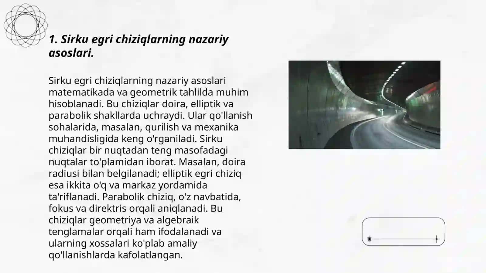 Sirku egri chiziqlarning nazariy asoslari 3