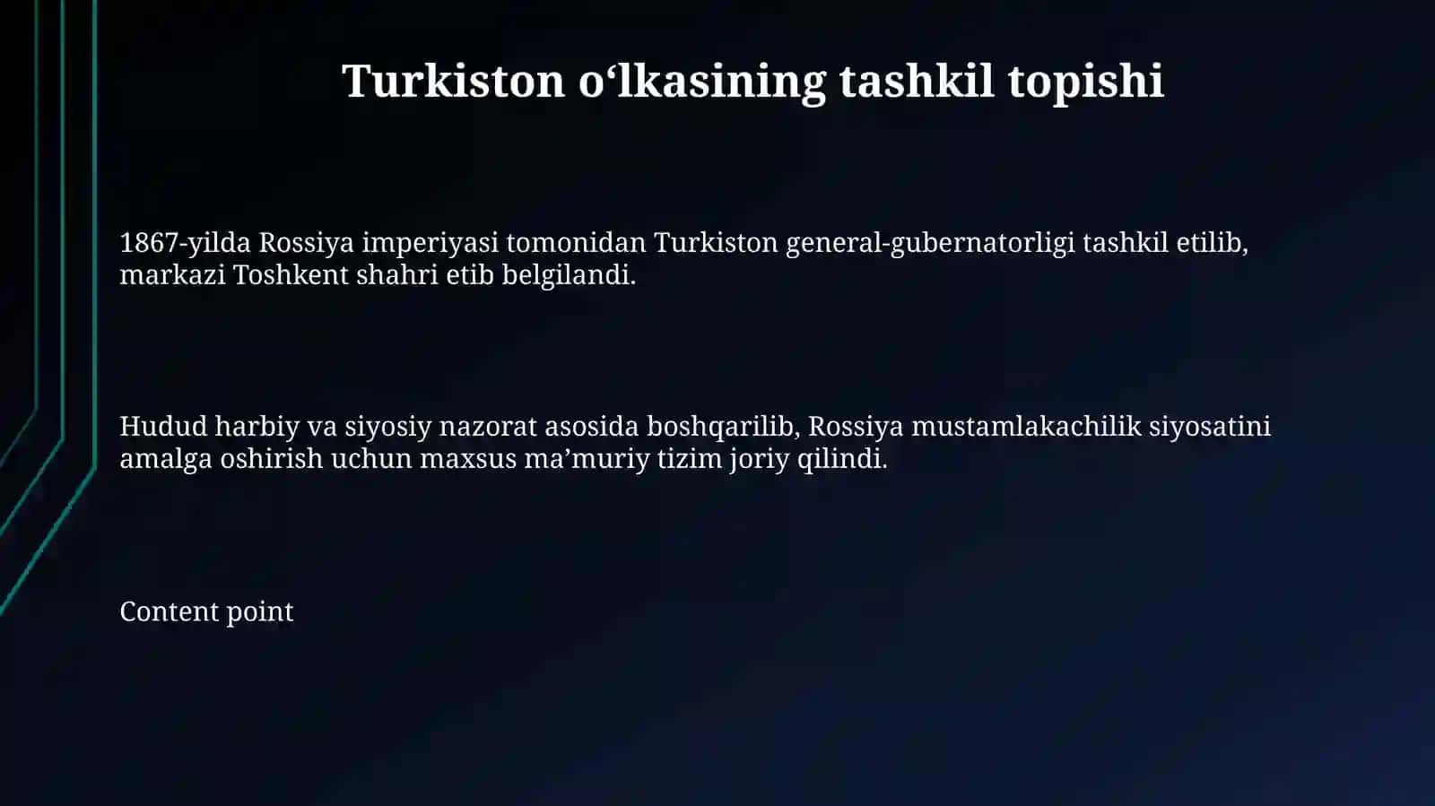 Turkiston oʻlkasida siyosiy-maʼmuriyboshqaruvtizimi 3