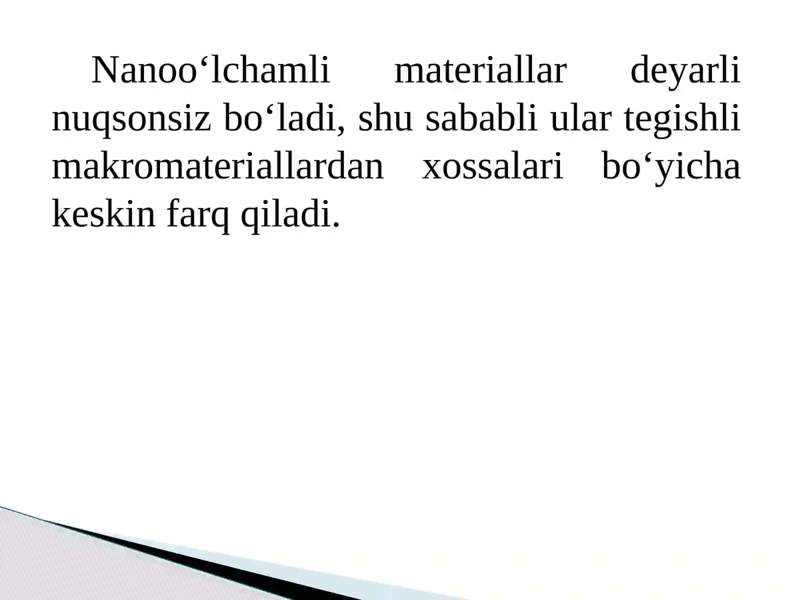 Nanomateriallar tuzilishi va fizik-mexanik xossalarini o‘rganish usullari 3