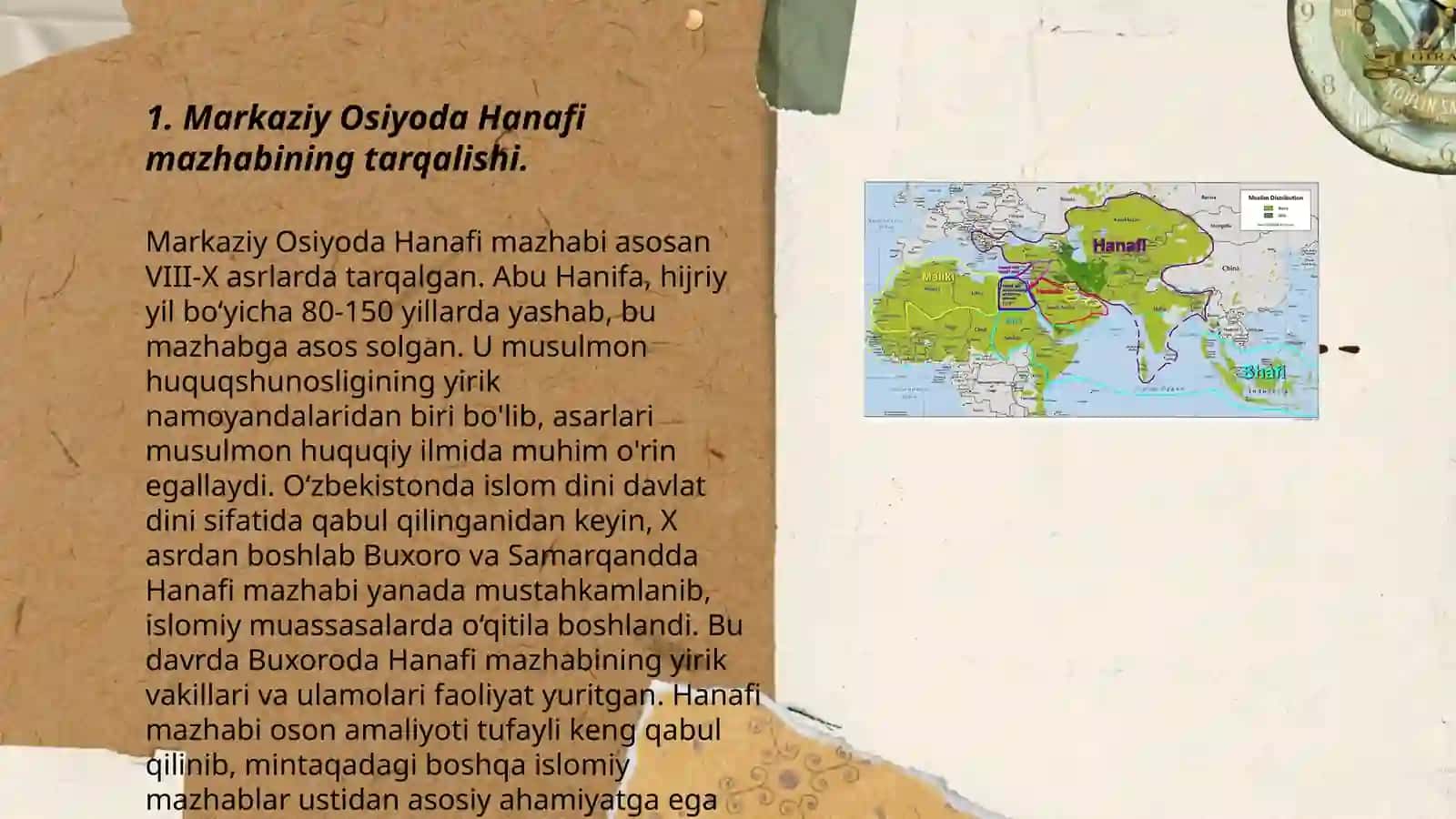 Hanafiy mazhabi rivojida Markaziy Osiyo fagihlarining roli va hissasi 3