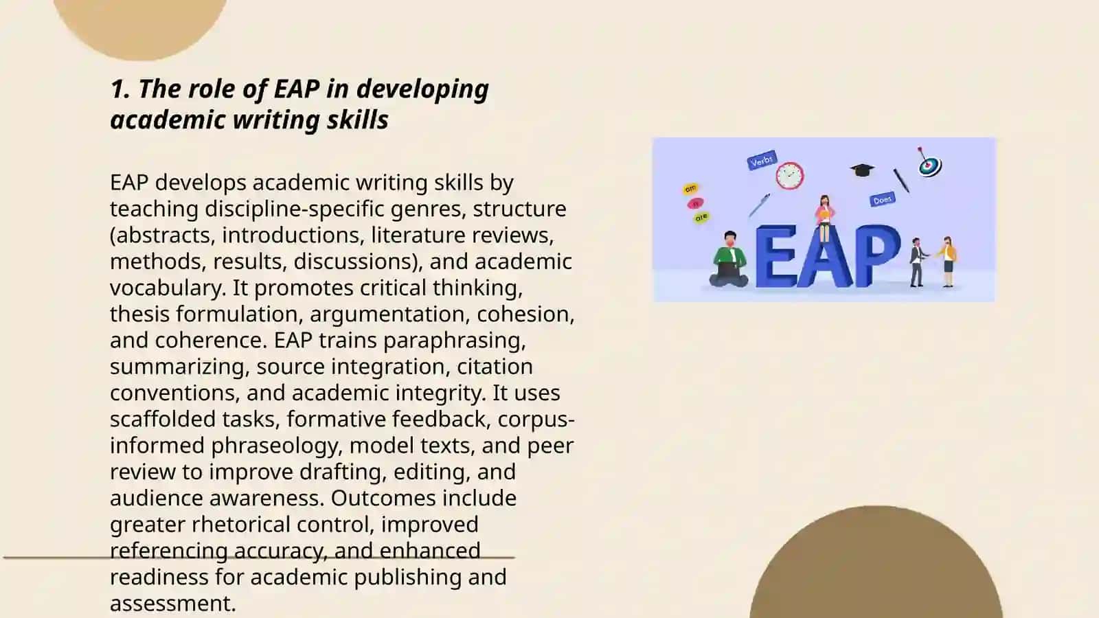 The role of EAP 3