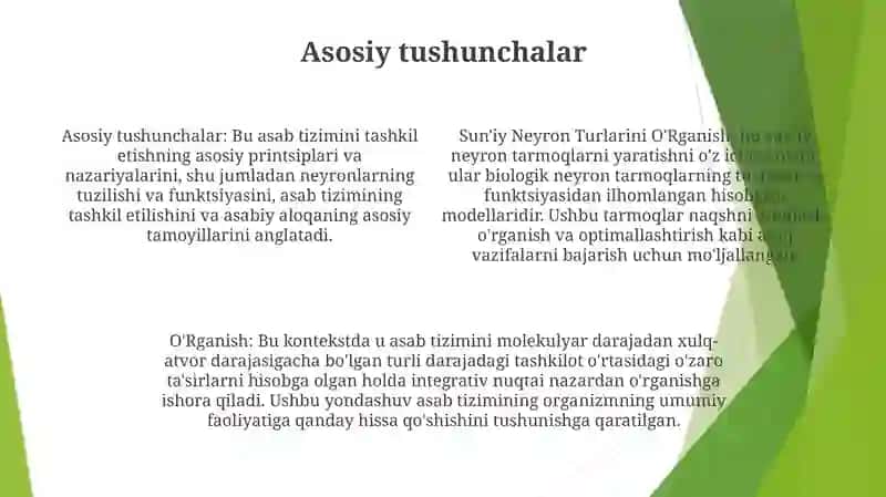 Sun'Iy Neyron Turlarini O'Rganish 3