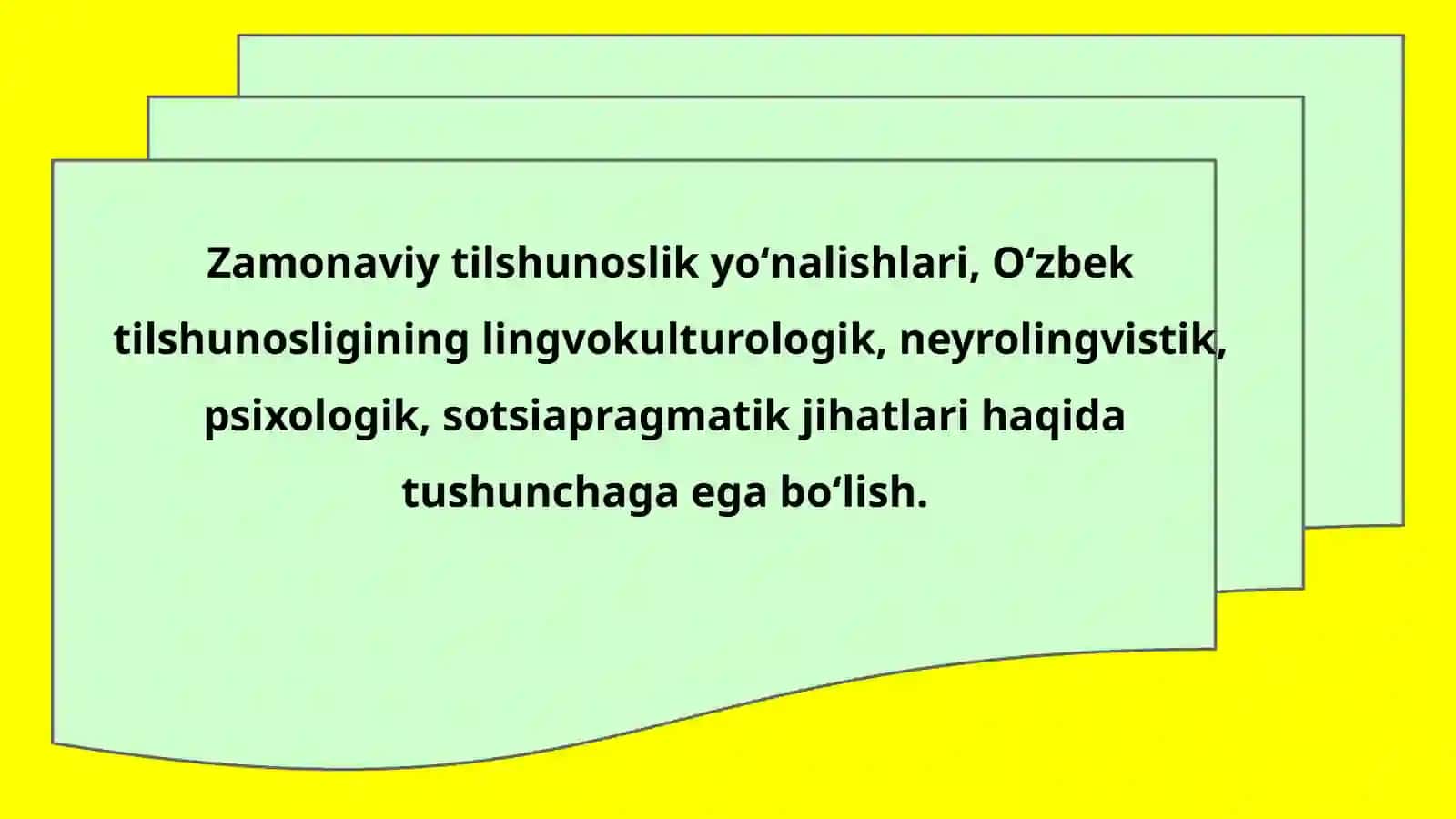 USMONOV AYULDUZNING UMUMİY TILSHUNOSLIK FANİDANTAYYORLAGAN TAQDIMOTİ 3