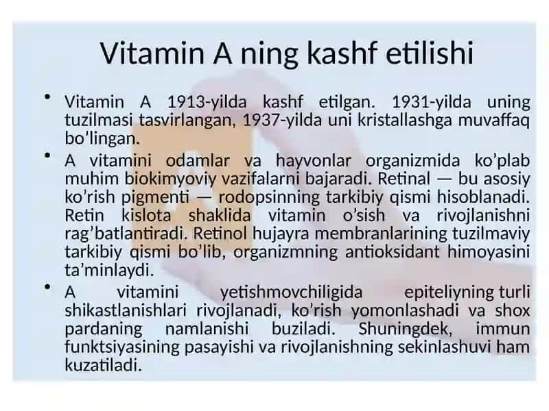 Gipovitaminoz A 3