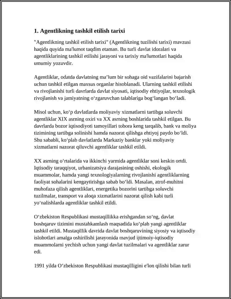 LOYIHA BOSHQARUVI MILLIY AGENTLIGI HAQIDA UMUMIY MA’LUMOTLAR 3