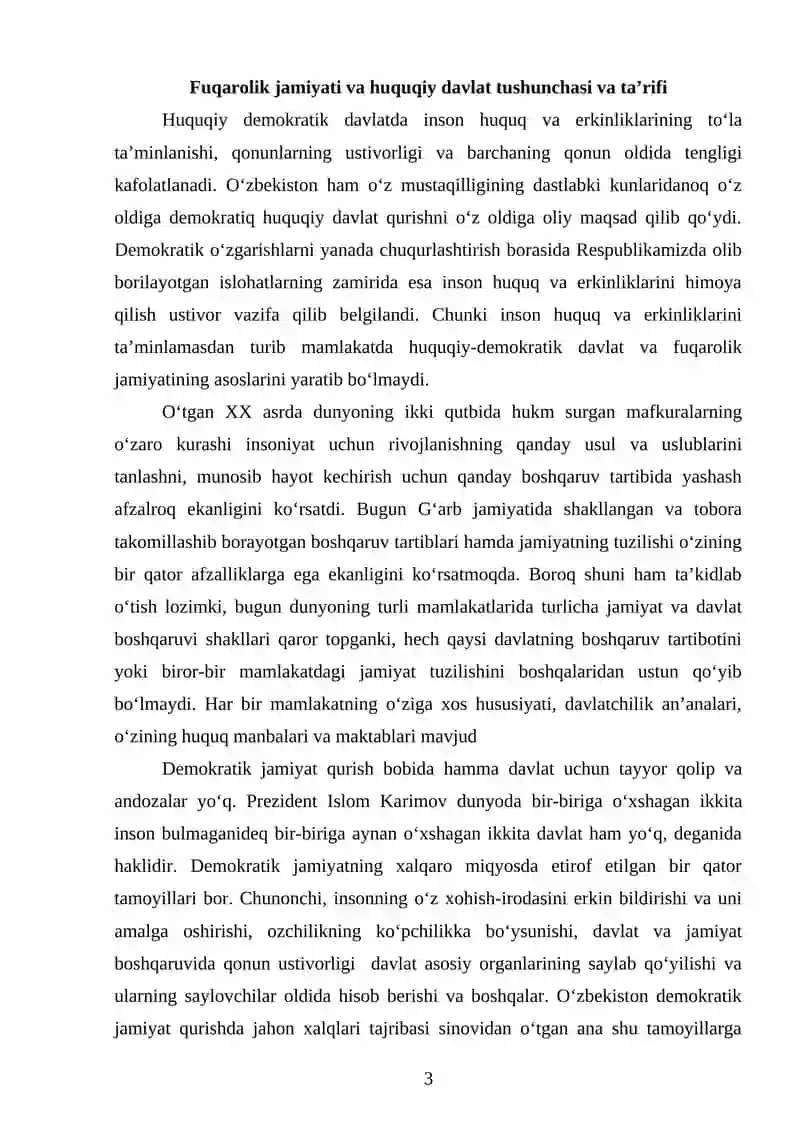 Fuqarolik jamiyati va huquqiy davlat tushunchasi va ta’rifi 3