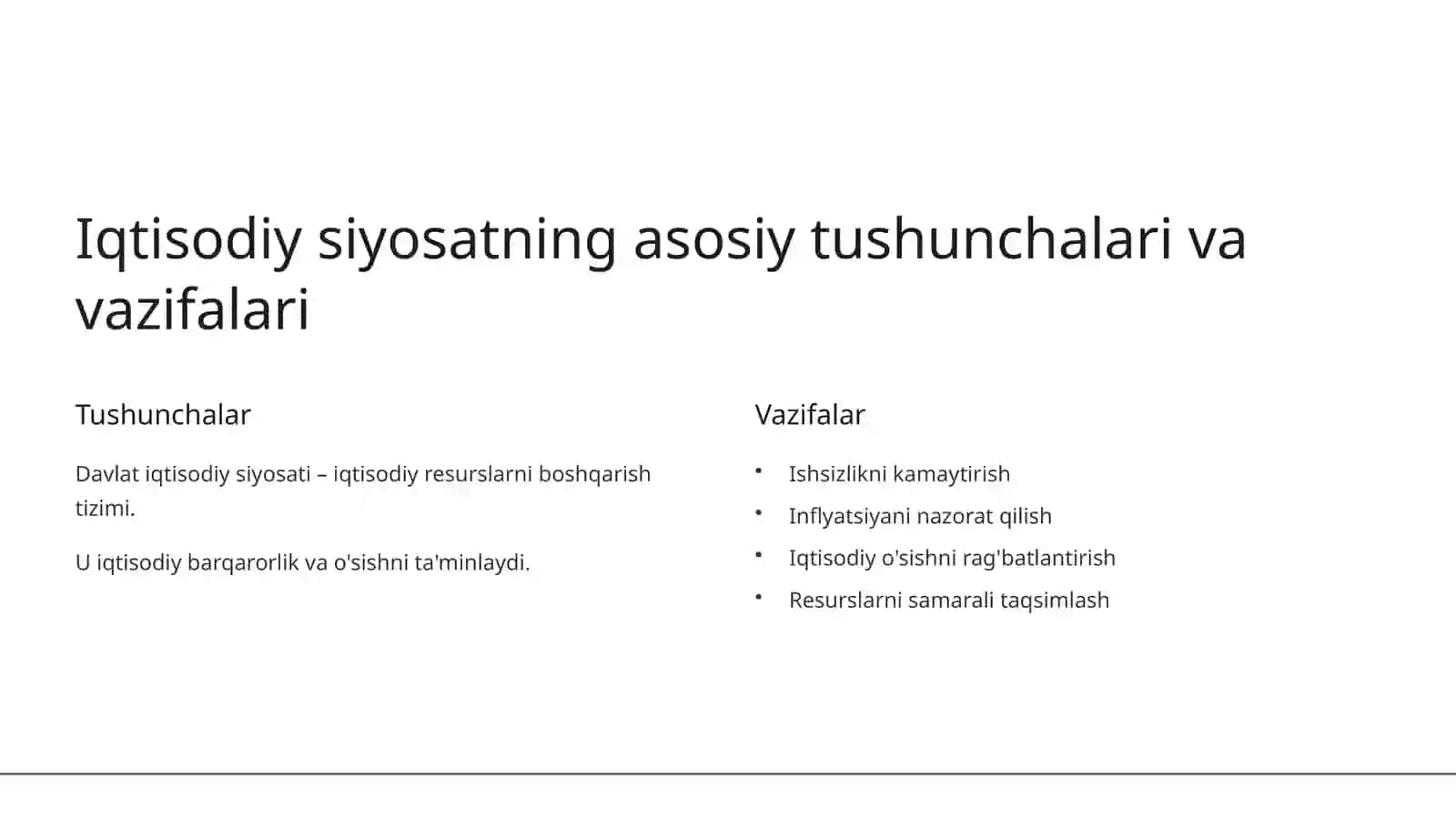 Davlat iqtisodiy siyosatining mohiyati va uni rivojlanish bosqichlari 3