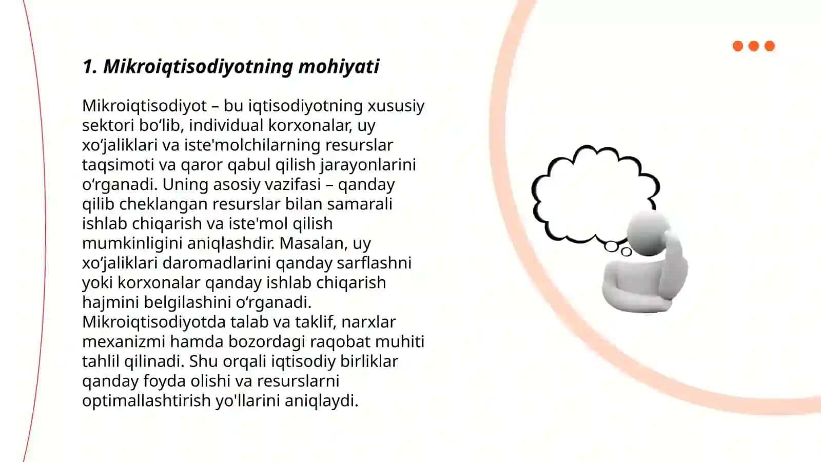 Mikroiqtisodiyot fanining predmeti,vazifalari va òrganish usullari 3