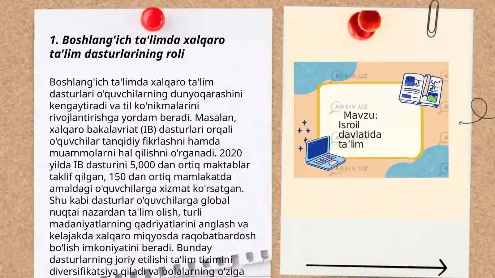 Boshlang'ich ta'limda xalqaro ta'lim dasturlarining ahamiyati.PISA xalqaro baholash 3