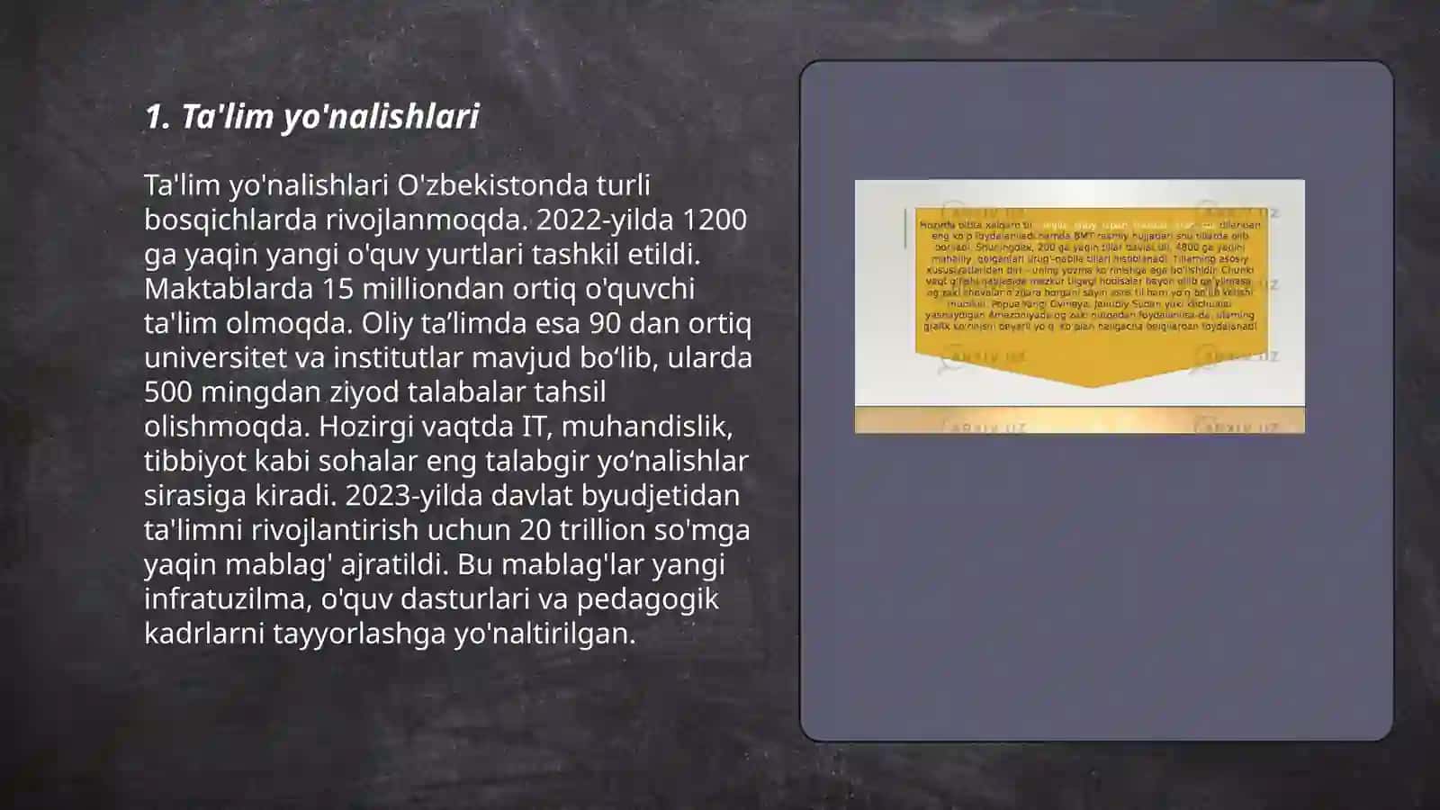 Davlat ta‘lim standarti talablari 3