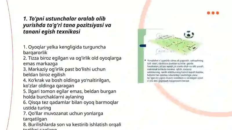 To'pni ustunchalar oralab olib yurish texnikasini takomillashtirish 3