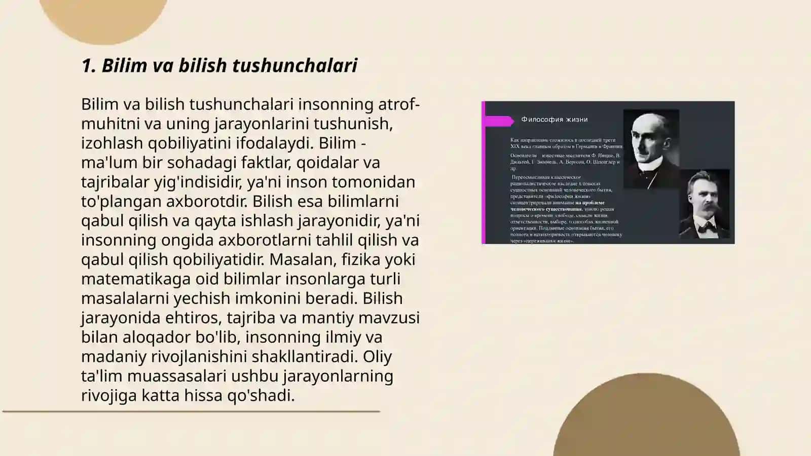 Bilish falsafasi (gnoseologiya) 3