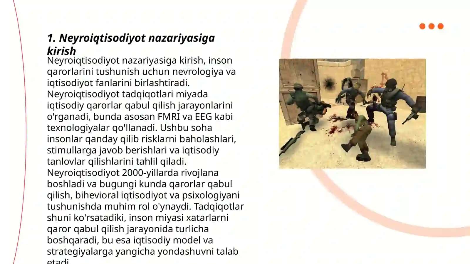 Neyroiqtisodiyot: Inson miyasining xususiyatlari va unga iqtisodiy o’zgarishlarning ta’siri 3