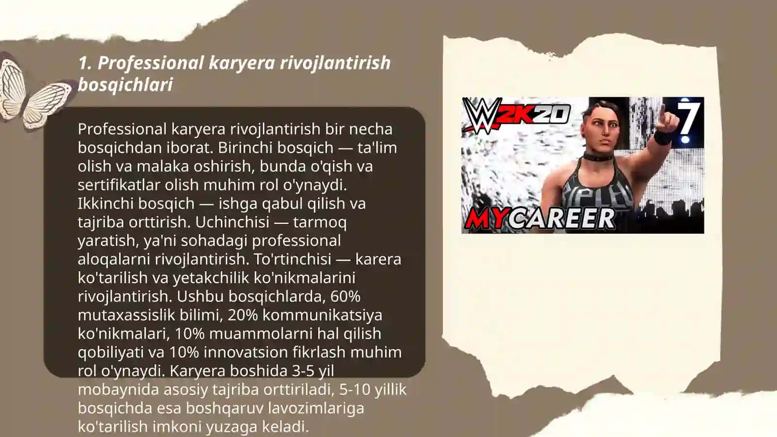 MENING PROFESSIONAL KARYERAM TRENING DASTURI 3