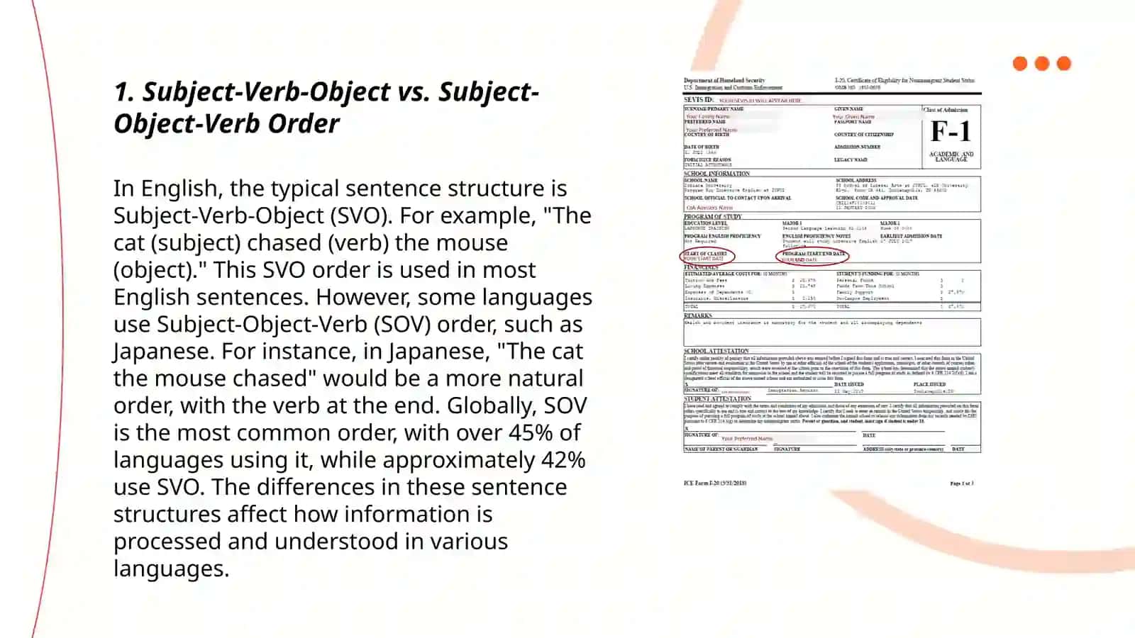 Research on Grammar Structures 3