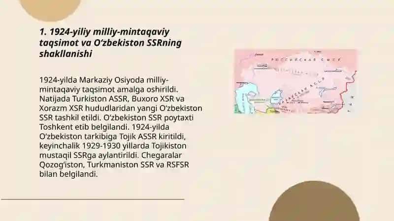Oʻzbekistonning tarixiy geografiyasi (1924-1991-yillar) 3