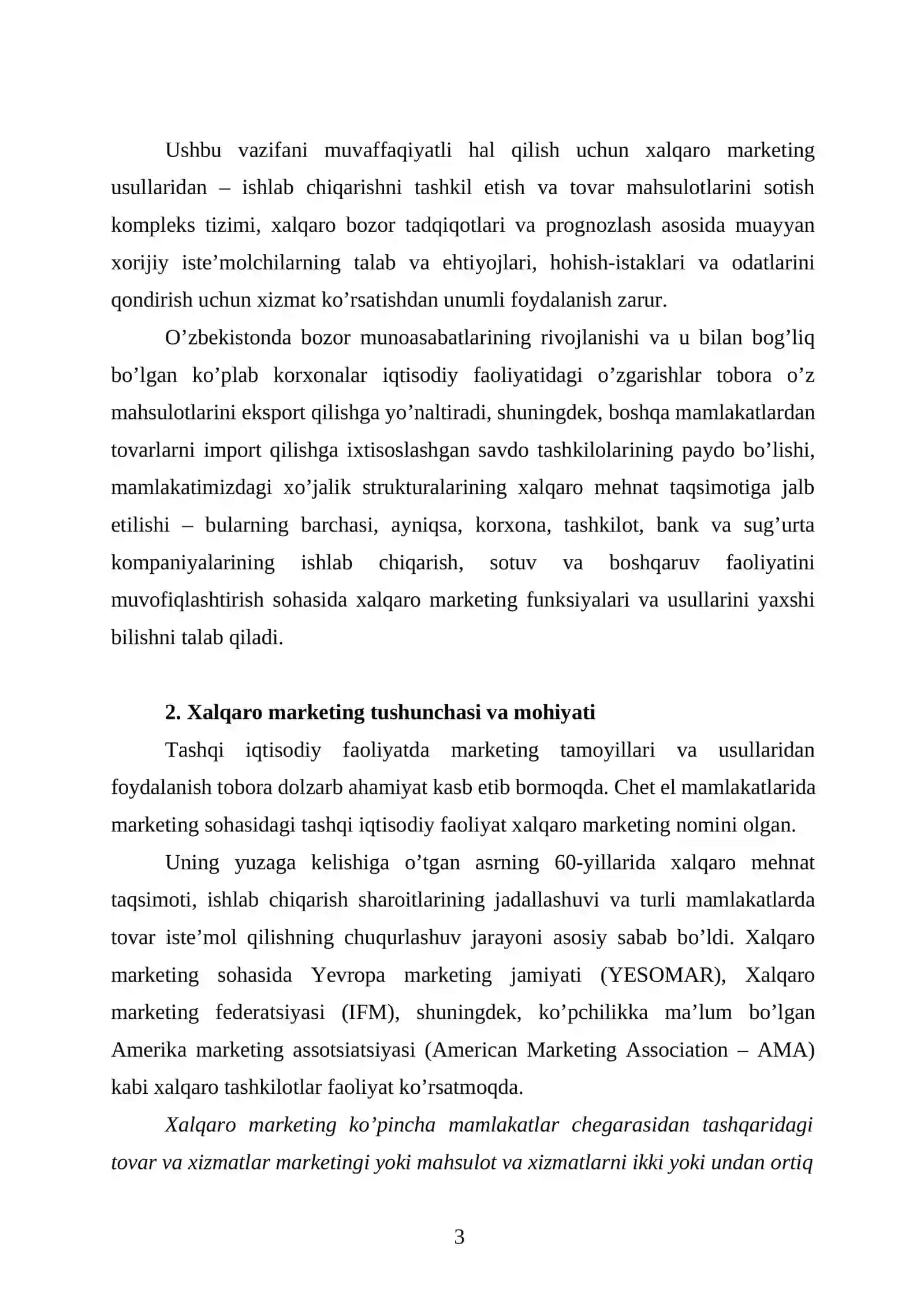 Zamonaviy bosqichdagi xalqaro marketing 3
