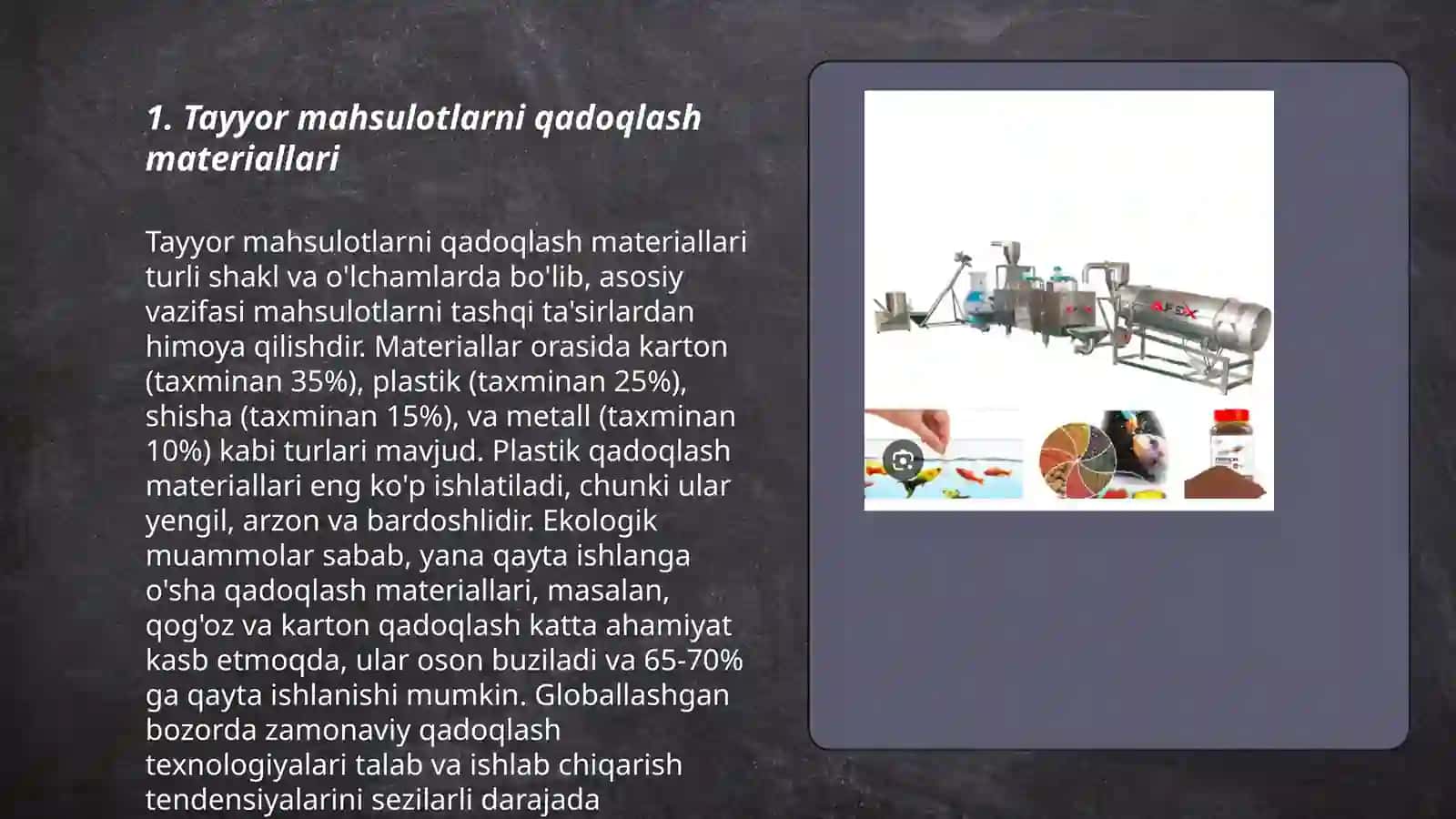 Tayyor mahsulotlarni qadoqlash saqlash va foydalanish usullari 3