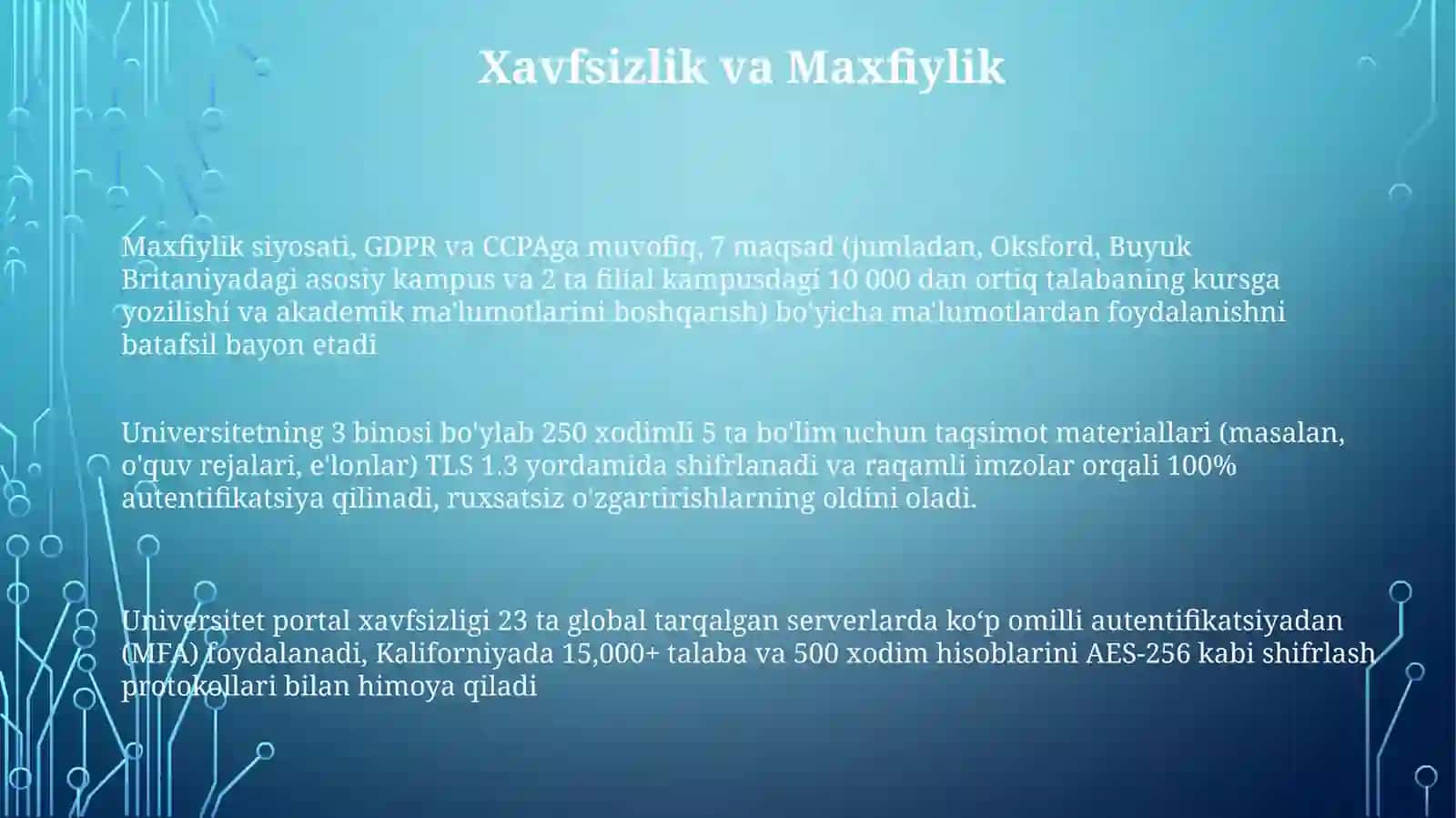 Universitetning taqdimotlari va materiallari 3