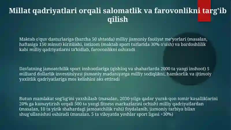 Jismoniy madaniyatning milliy qadriyatlari va ularning orni 3
