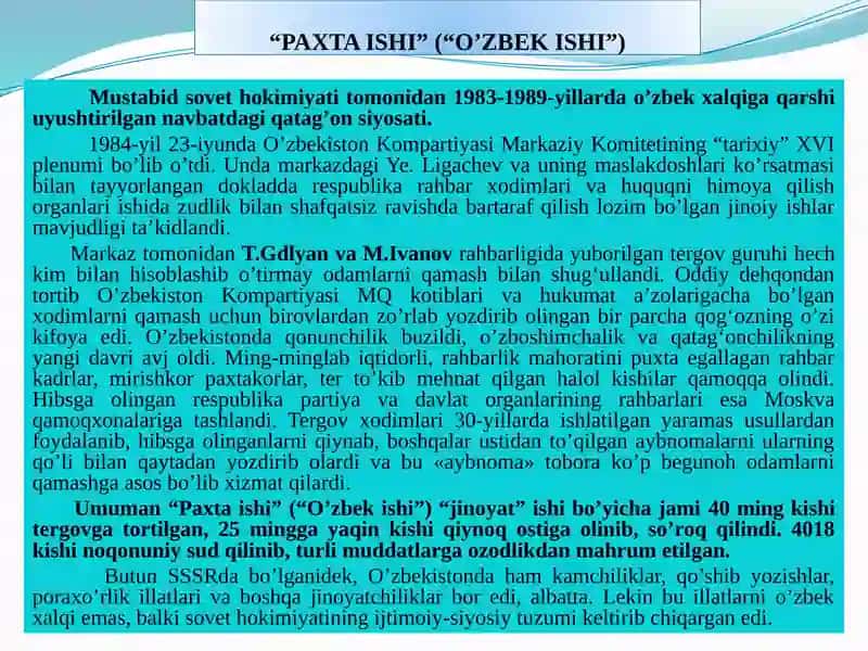 О‘ZBEKISTONNING MUSTAQILLIKKA ERISHISHI ARAFASIDAGIIJTIMOIY-SIYOSIY VA IQTISODIY AHVOLI 3