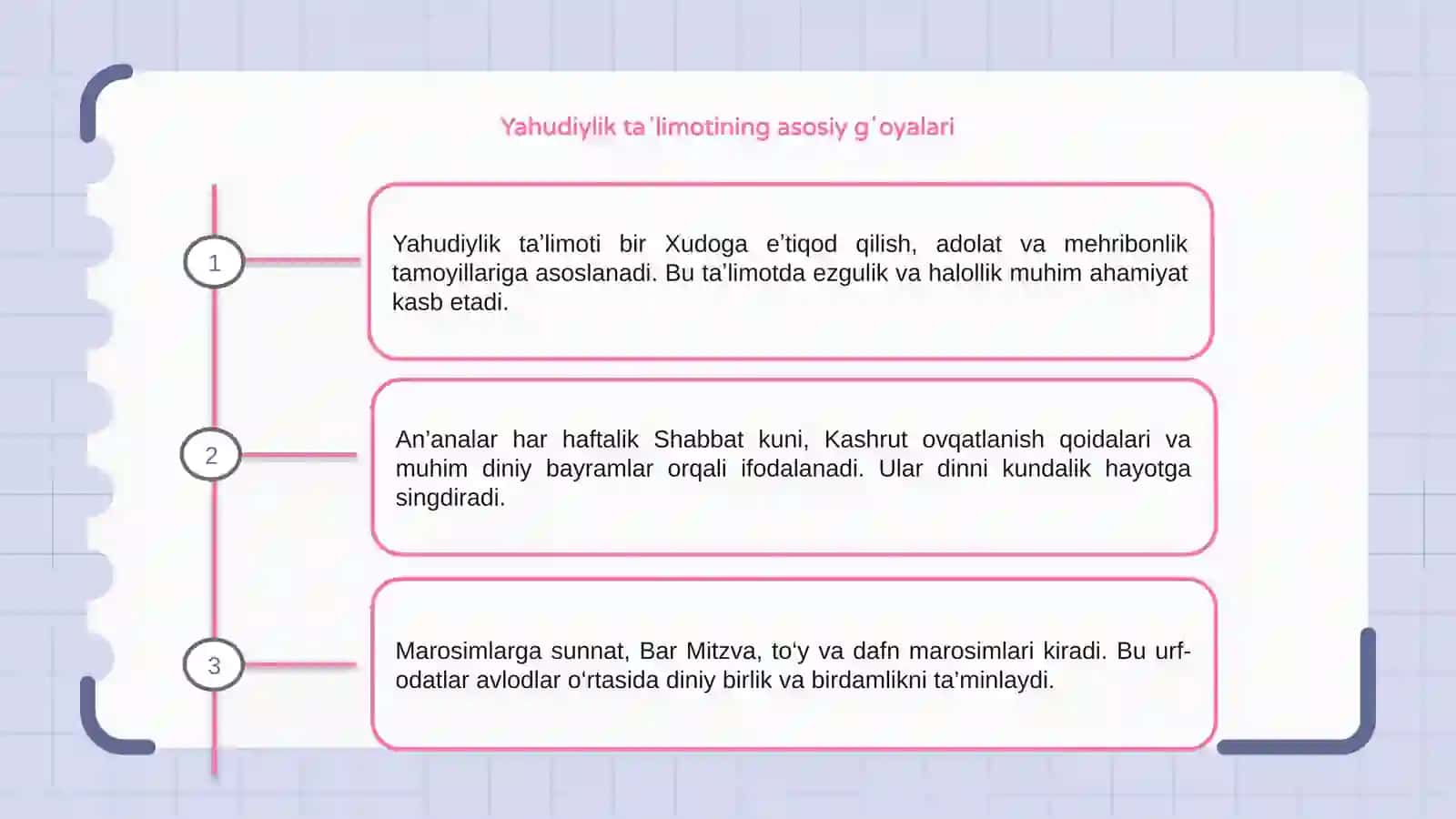 Yahudiylik Taʼlimoti 3