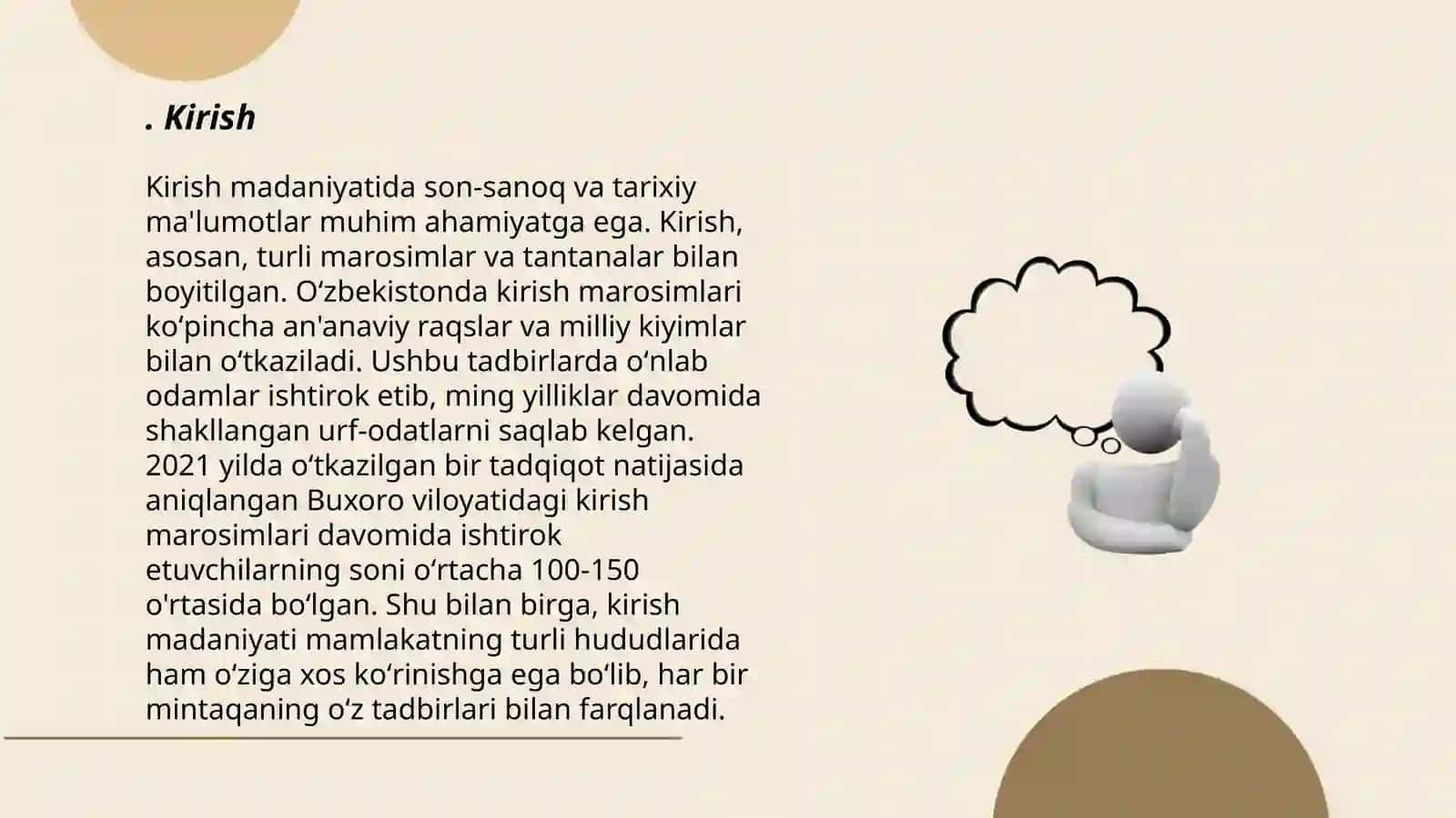 Kirish Marosimlari 3