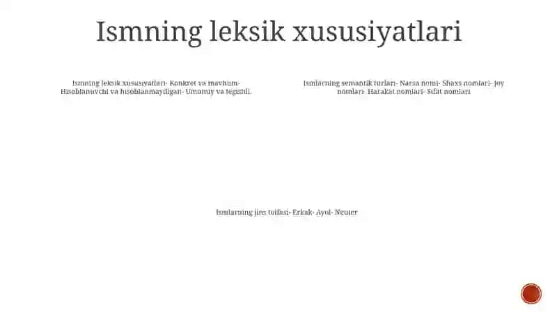 Ot. Otning Leksik Grammatik Xususiyatlari 3