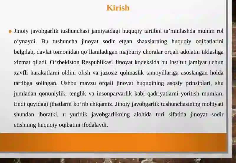 Jinoiy javobgarlik tushunchasi 3