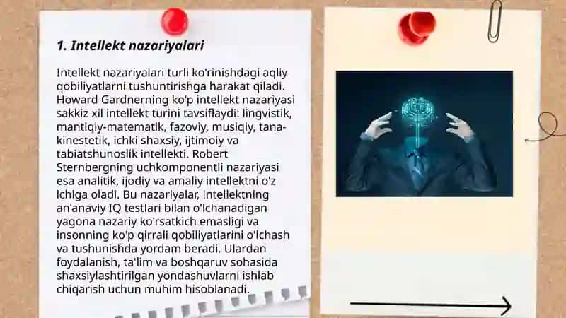 INTELLEKT VA KREATIVLIK NAZARIYALARI. 3