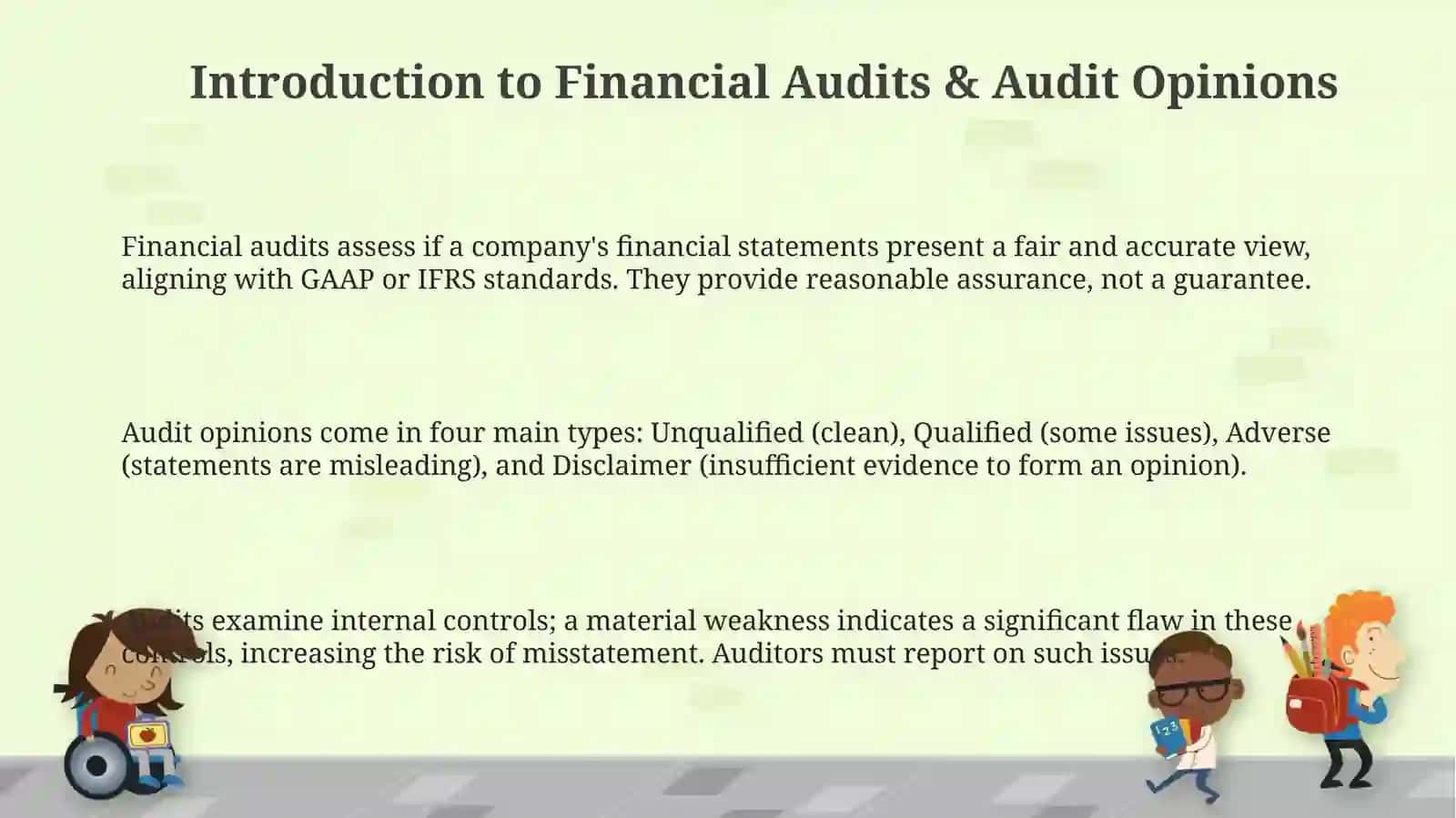 Presentation on Understanding Financial Audit Reports in English 3