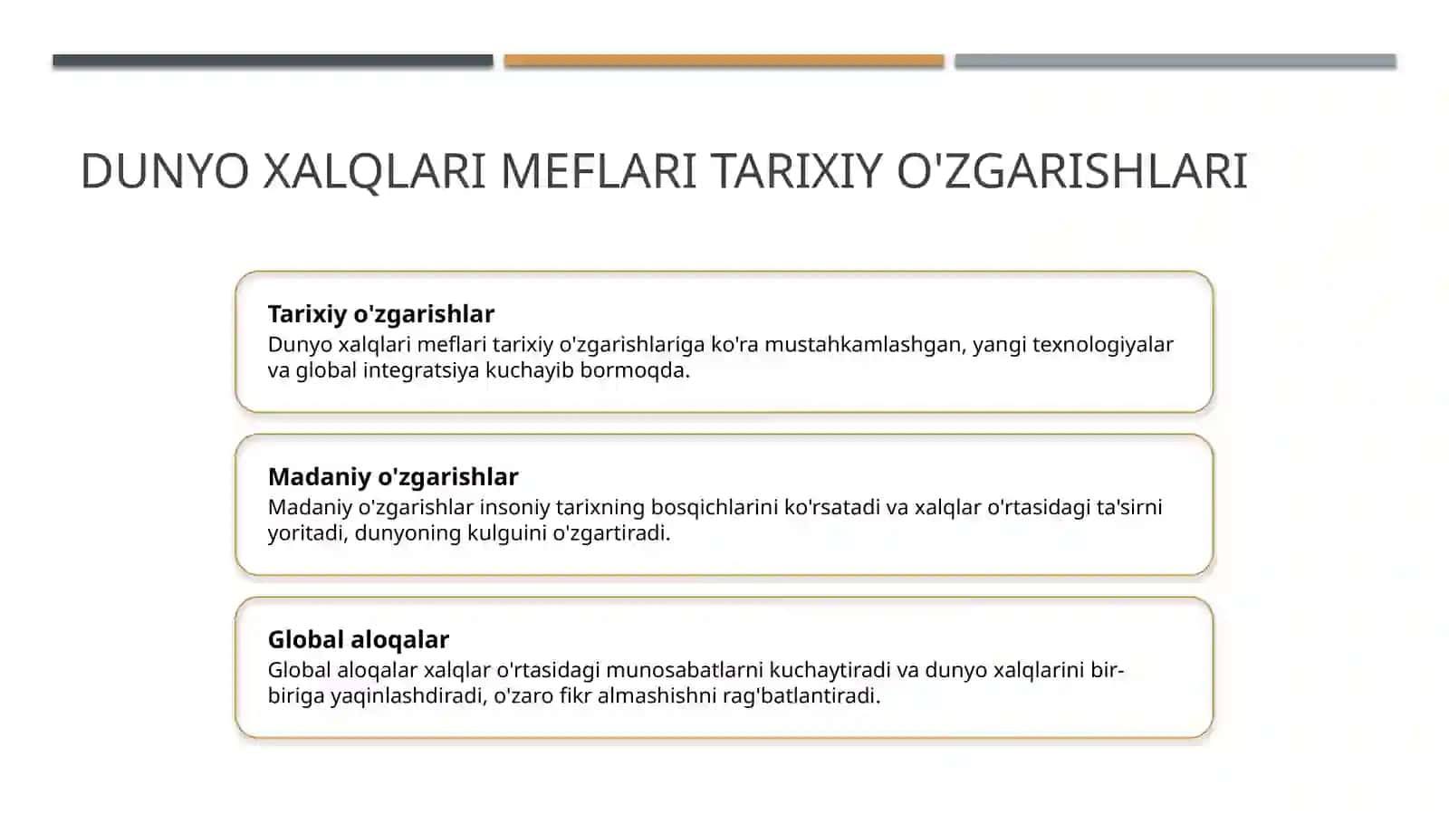 Dunyo xalqlari Meflari haqida haqida fikringiz 3
