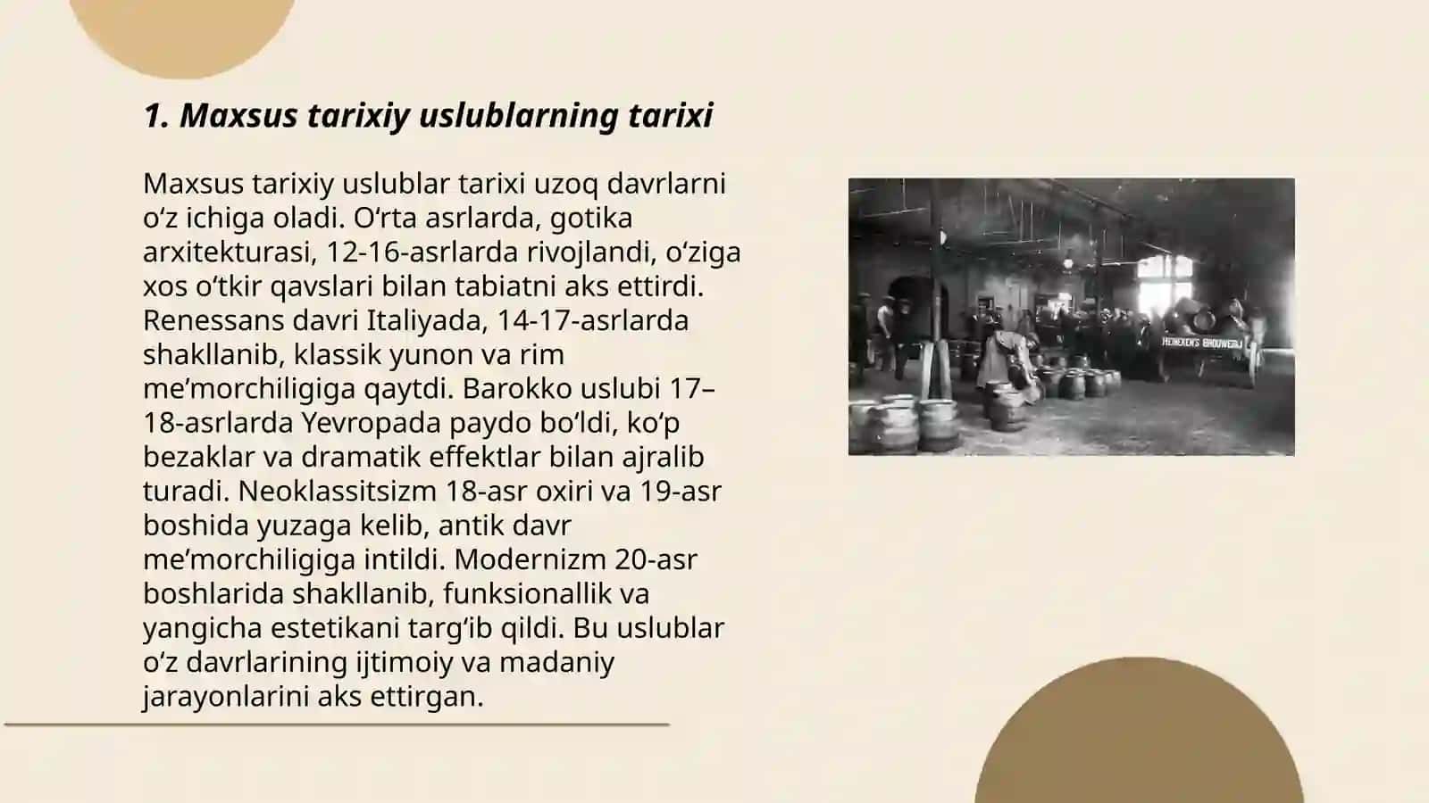 Maxsus tarixiy uslublar 3