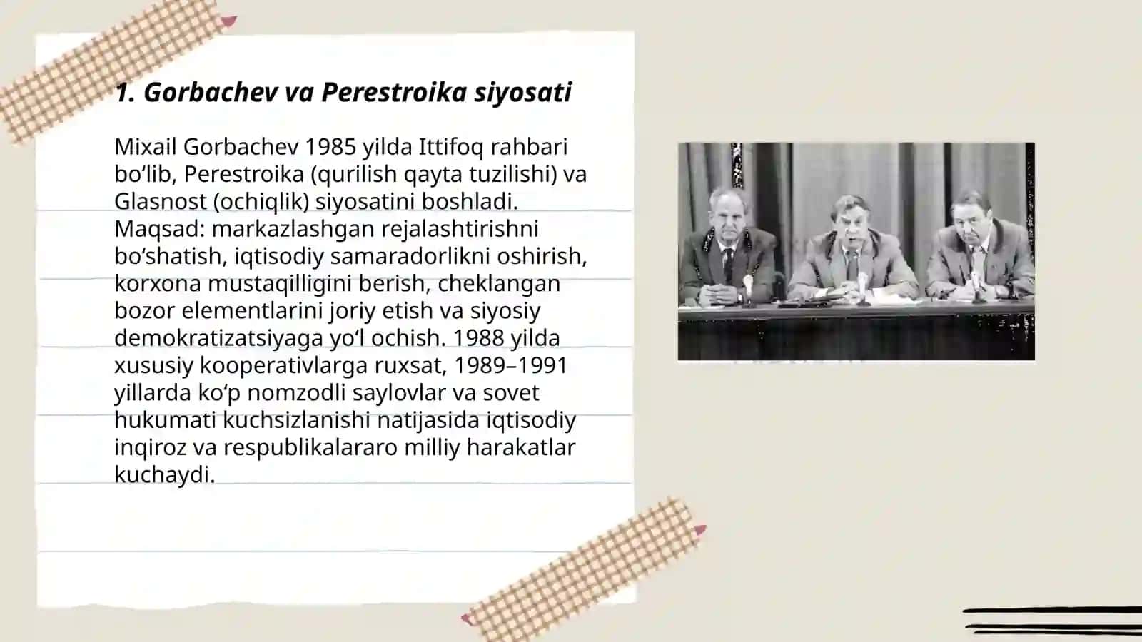 Sovet Ittifoqi islohotlar va inqiroz: imperiyaning tugatilishi 3