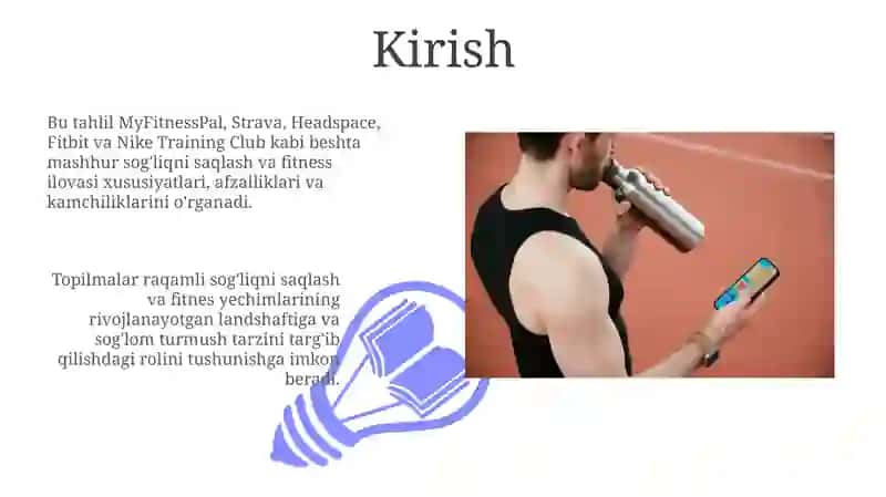 Sog'liqni saqlash va fitness ilovalari tahlili 3