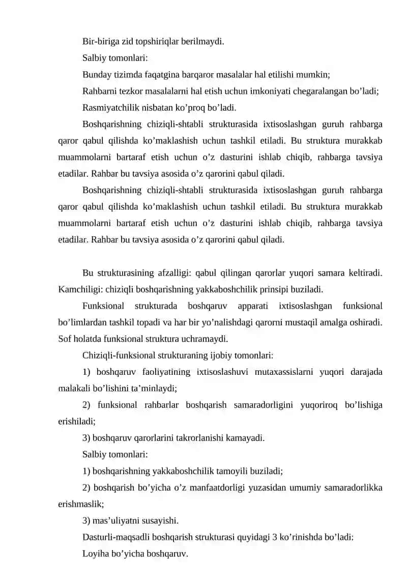 BOSHQARISHNING TASHKILIY STRUKTURALARI 3
