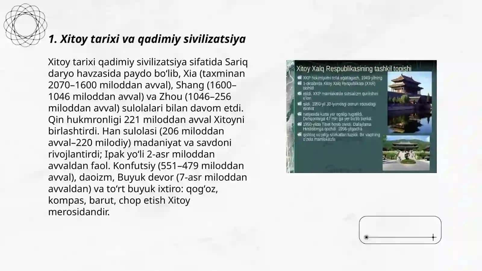 Xitoy tarixi va qadimiy sivilizatsiya 3