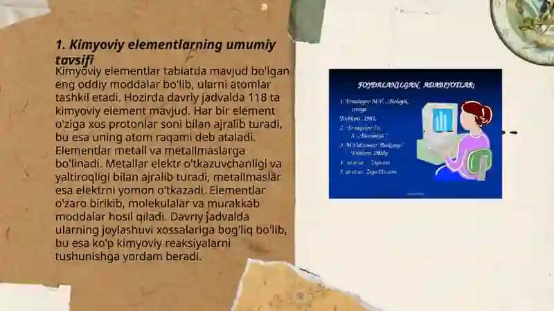 Kimyoviy elementlarning tavsiflanishi 3