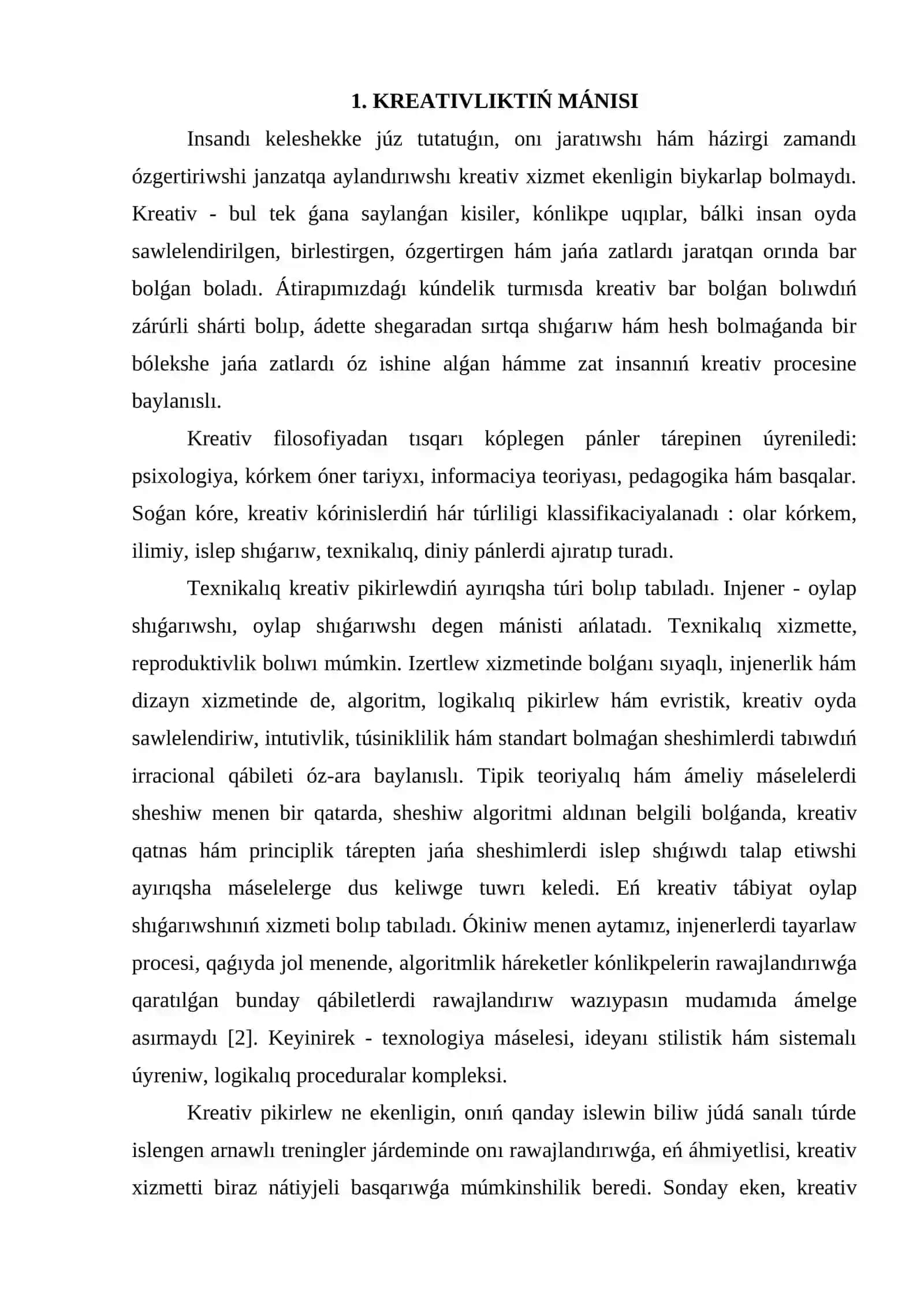 KREATIV PROCESSTIŃ BASQISHLARI 3