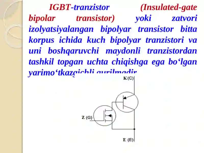 IGBT-tranzistor 3