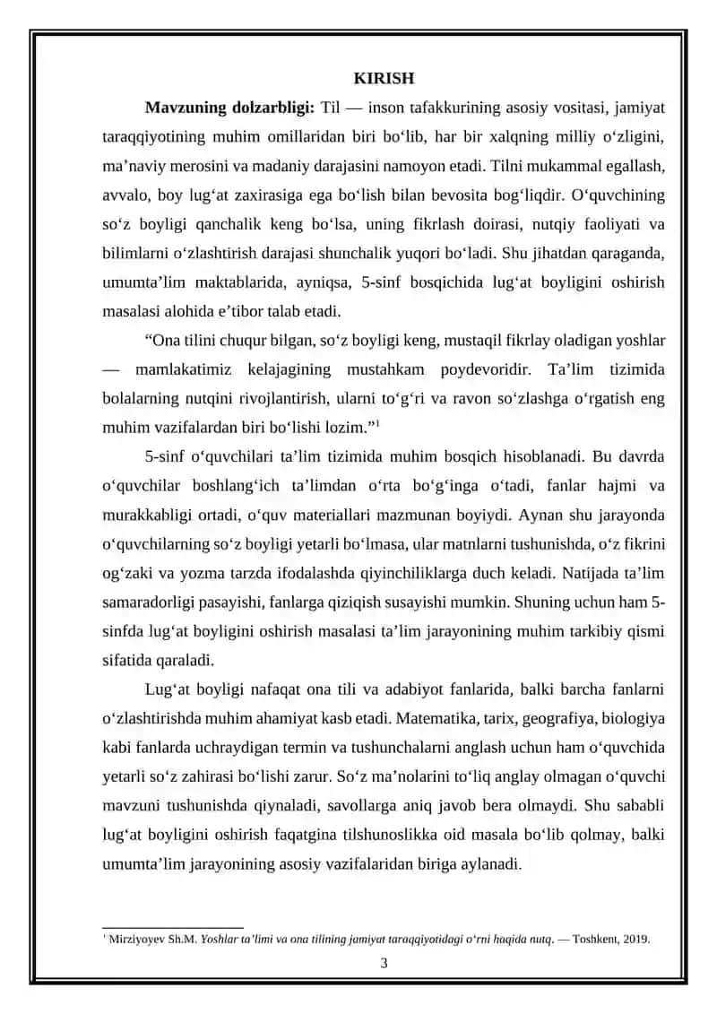 5-sinflarda lug'at boyligini oshirish metodlari 3