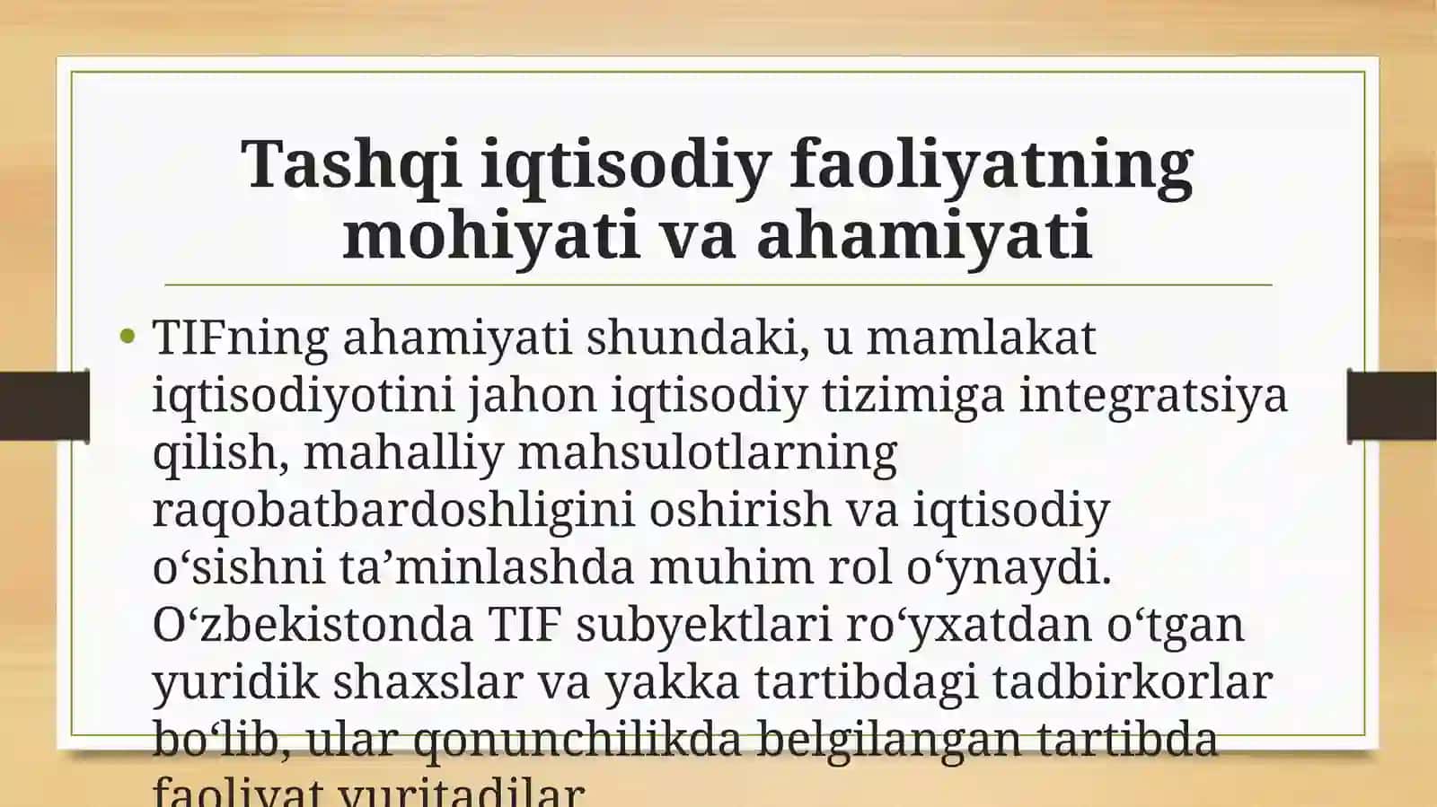 xo'jalik yurutuvchi subyektlarning tashqi iqtisodiy faoliyati tahlili 3