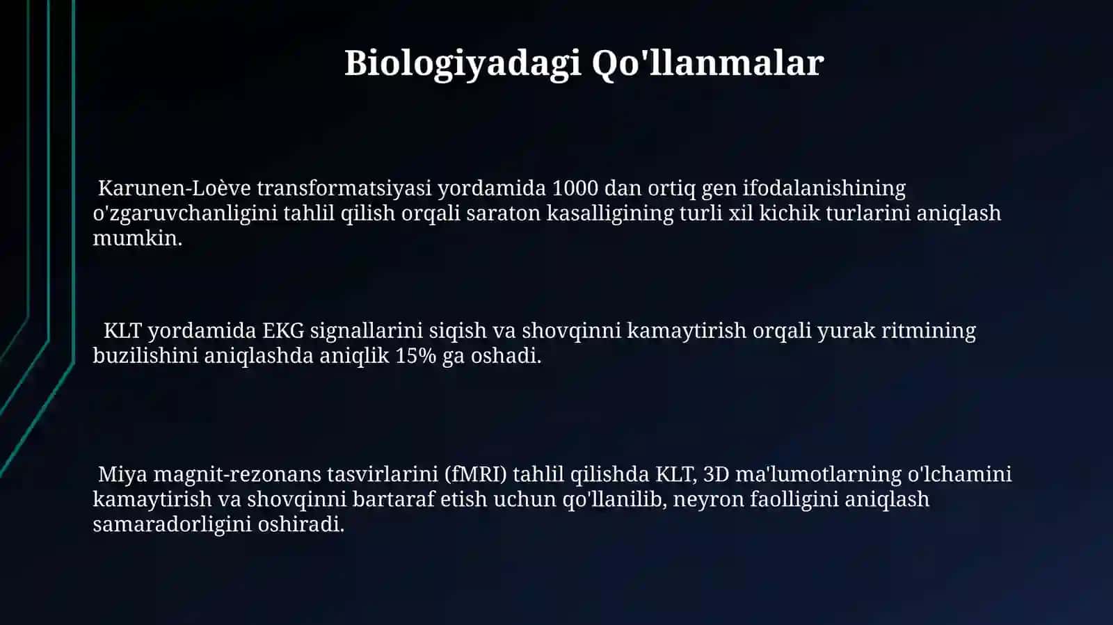 Karrali integrallarning biologiya va medisinadagi tatbiqlari 3