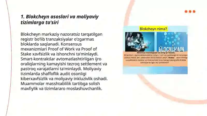 Blokcheyn va moliyaviy texnologiyalar 3