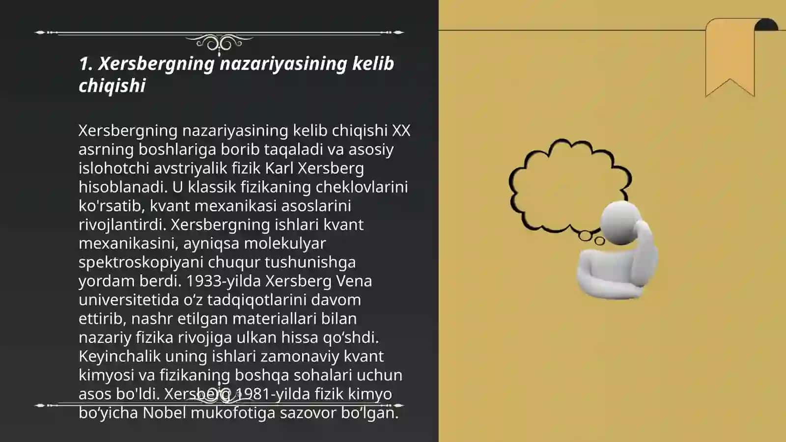Xersbergning matevatsiya nazariyasi 3