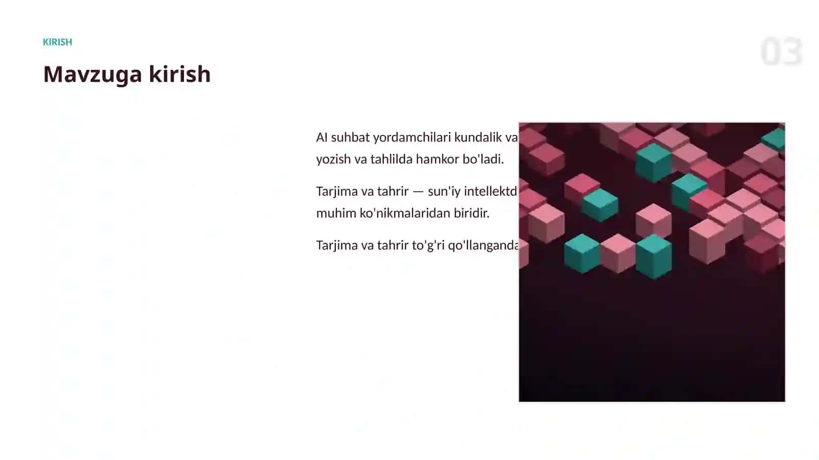 AI SUHBAT YORDAMCHILARI 3