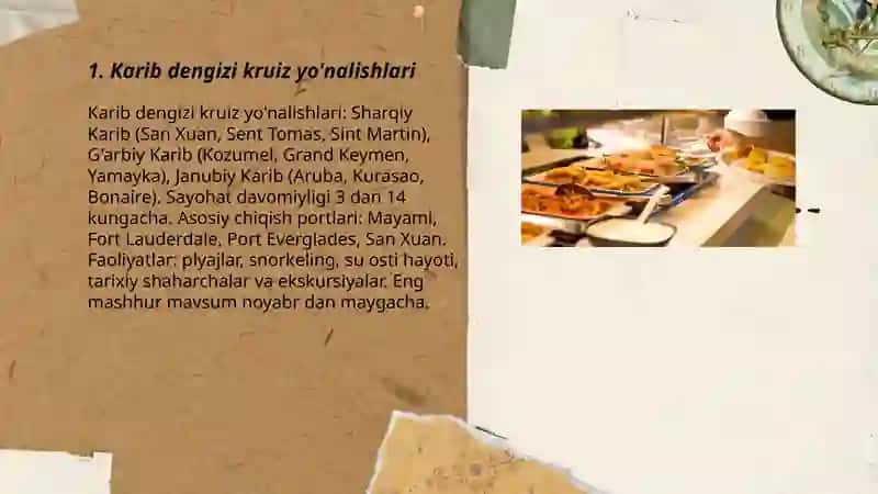 Karib dengizi kruiz yo'nalishlari 3