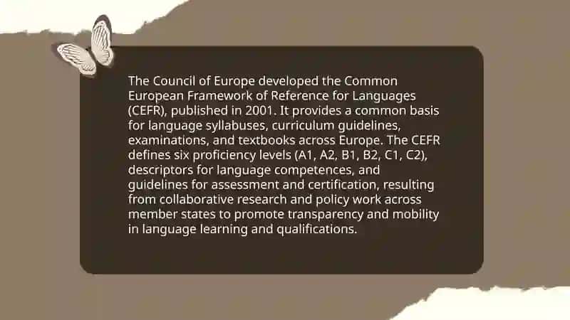 Common European Framework of Reference for Languages (CEFR) 3
