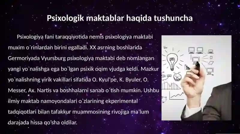 Psixologik maktablarning yuzaga kelishi tarixi 3