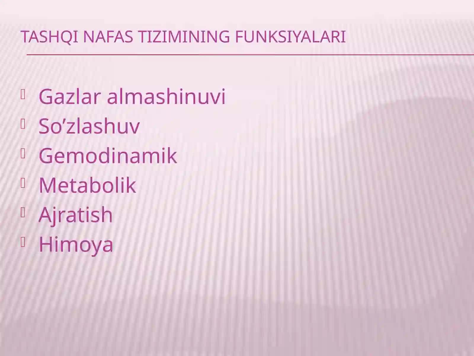 nafas olish tizimining patofiziologiyasi.Gipoksiyaturlari 3